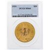 Image 1 : 1924 $20 St. Gaudens Double Eagle Gold Coin PCGS MS64