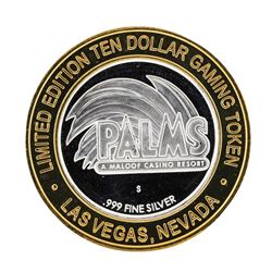 .999 Silver Palms A Maloof Casino Resort Las Vegas Nevada $10 Casino Limited Edi