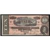 Image 1 : 1864 $10 The Confederate States of America Note