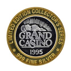 .999 Silver Grand Casino $10 Casino Limited Edition Gaming Token
