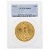 Image 1 : 1924 $20 St. Gaudens Double Eagle Gold Coin PCGS MS64