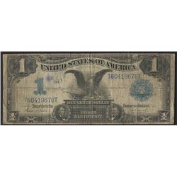 1899 $1 Black Eagle Silver Certificate Note