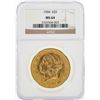 Image 1 : 1904 $20 Liberty Head Double Eagle Gold Coin NGC MS64