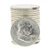 Image 1 : Roll of (20) 1961 Brilliant Uncirculated Franklin Half Dollar Coins