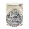 Image 2 : Roll of (20) 1961 Brilliant Uncirculated Franklin Half Dollar Coins