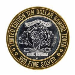 .999 Silver Whiskey Petes Casino Jean Nevada $10 Casino Limited Edition Gaming T