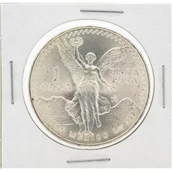 1985 Mexcian Libertad 1 Onza Silver Coin