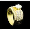 Image 4 : 14KT Yellow Gold 3.50ctw Diamond Ring