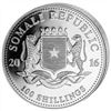 Image 2 : 2016 1 oz Somalian Silver Elephant BU Coin