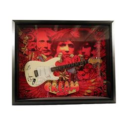 Cream Band Signed Guitar Framed