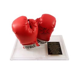 George Foreman Signed Boxing Gloves