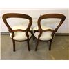 Image 2 : Pair of Victorian Walnut Ladies Side Chairs