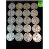 Image 1 : 20 Walking Liberty Silver Half Dollars