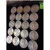 Image 2 : 20 Walking Liberty Silver Half Dollars