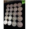 Image 4 : 20 Walking Liberty Silver Half Dollars
