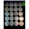 Image 1 : 20 John F. Kennedy Silver Half Dollars, 1964