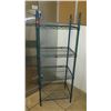 Image 1 : Green Metro Shelving Unit w/4 Shelves (24" W X 18" D X 63" H)