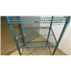 Image 3 : Green Metro Shelving Unit w/4 Shelves (24" W X 18" D X 63" H)