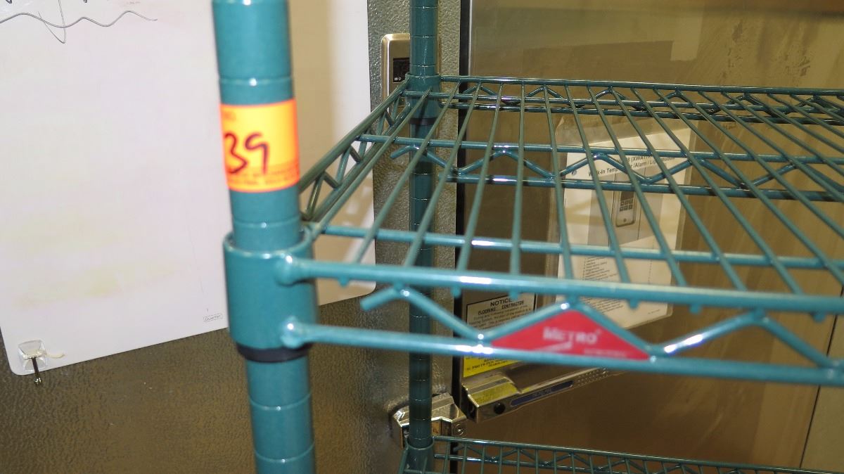 Green Metro Shelving Unit w/4 Shelves 60