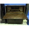Image 2 : MAHOGANY DROP FRONT DESK CABINET