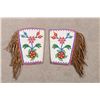 Image 1 : Plateau Fully Beaded Pictorial Cuffs, 8" long