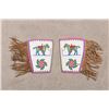 Image 2 : Plateau Fully Beaded Pictorial Cuffs, 8" long
