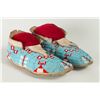 Image 1 : Cheyenne Fully Beaded Man's Moccasins, 10" long