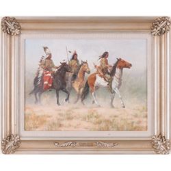 Susan Terpning, oil on canvas