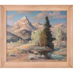 Adolph Heinze, oil on board