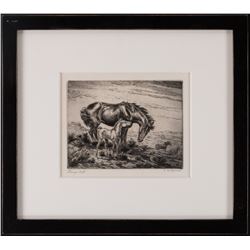 Olaf Wieghorst, three works