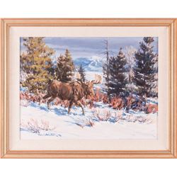 Bill Sawczuk, oil on canvas