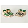 Image 1 : Two pairs of Sioux Beaded Children's Moccasins
