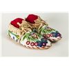 Image 1 : Ojibwa Beaded Man's Moccasins, 10 ½" long