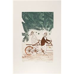 Mireille Kramer, Lovers I, Etching