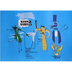 Jean-Michel Basquiat, The Dingoes that park their brains with their gum, Poster