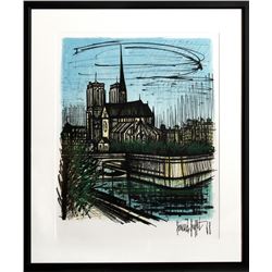 Bernard Buffet, Notre Dame, Lithograph