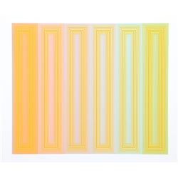 Richard Anuszkiewicz, Sun Keyed, Serigraph