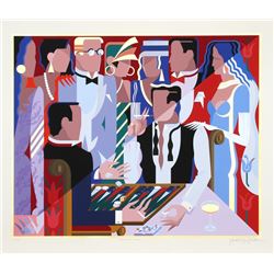 Giancarlo Impiglia, Backgammon Players, Serigraph