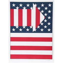 Paul von Ringelheim, American Flag III, Serigraph