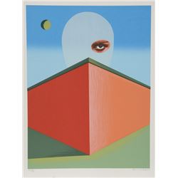 Clarence Holbrook Carter, The Watcher, Serigraph
