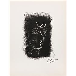 Georges Braque, Profil de Femme, Lithograph