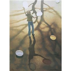Robert Remsen Vickrey, Balloon Dance, Serigraph