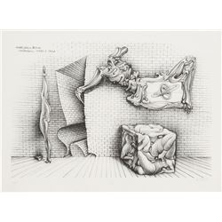 Hans Bellmer, Souterrain No. 13, Lithograph