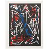 Image 1 : A.R. Penck, Mul, Bul Dang & Sentimentality, Woodblock