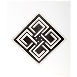 Omar Rayo, Clandestine Game, Screenprint