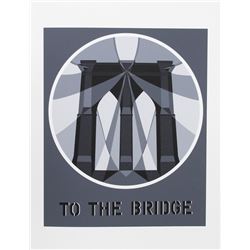 Robert Indiana, To the Bridge from the American Dream Portfolio, Serigraph