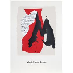 Robert Motherwell, Lincoln Center Mostly Mozart, 25th Anniversary, Lithograph