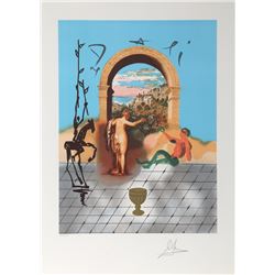 Salvador Dali, Gateway to the New World from the Dali Discovers America Portfolio, Lithograph