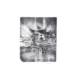 Lee Bontecou, Untitled from the Women's Portfolio, Etching