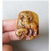 Image 1 : Antique Jade Hand Carved Sheep Pendant